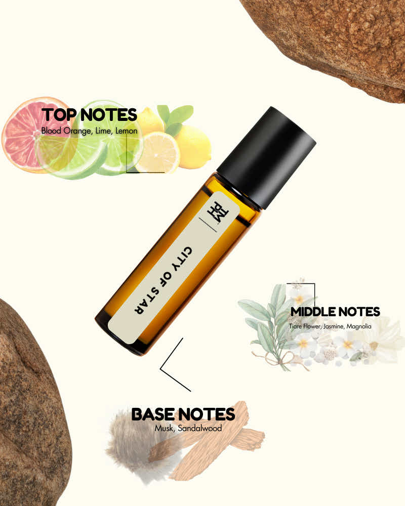CITY OF STAR AT | Luxury Designer Attar – 10+ Hour Long Lasting Pure Oil - Inspired by Ciy of Strs by Lus Vu*tton