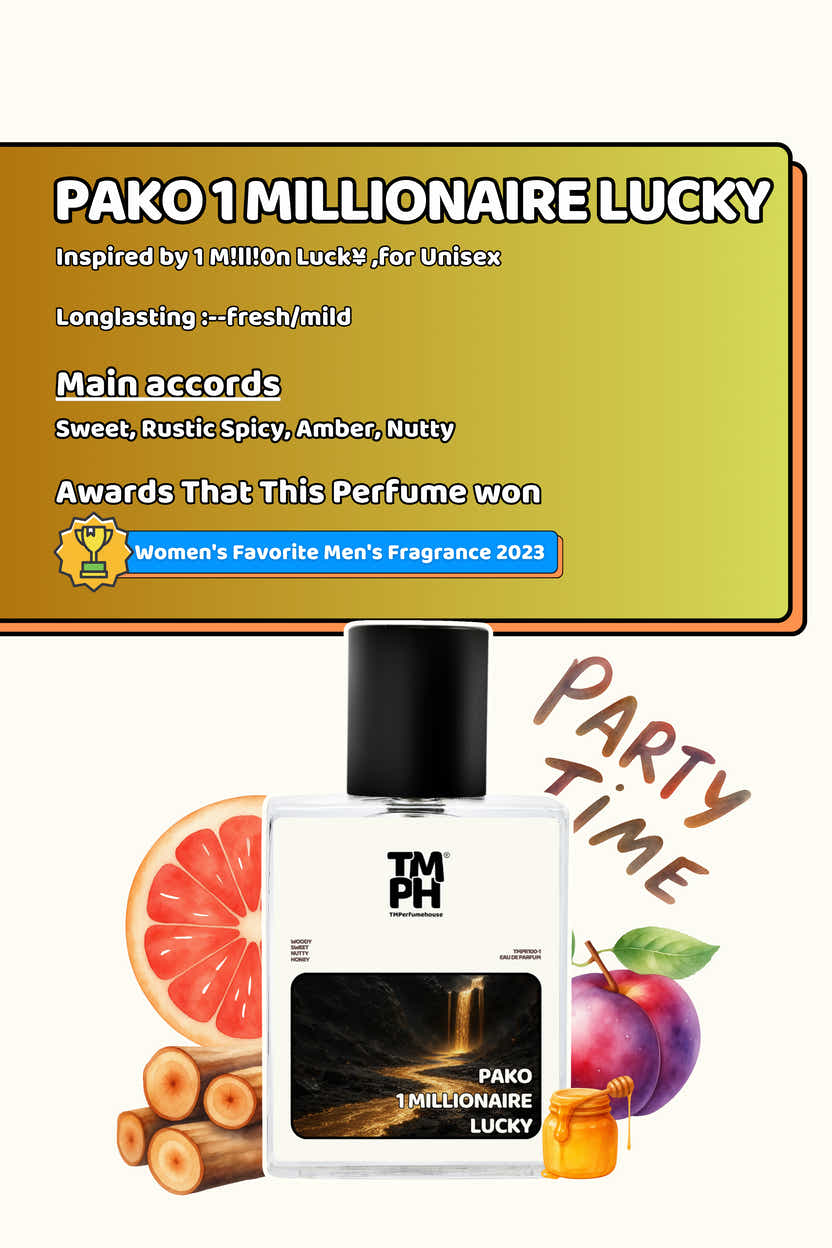Pako 1 millionaire lucky - WH Inspired Perfume | TMPerfumehouse