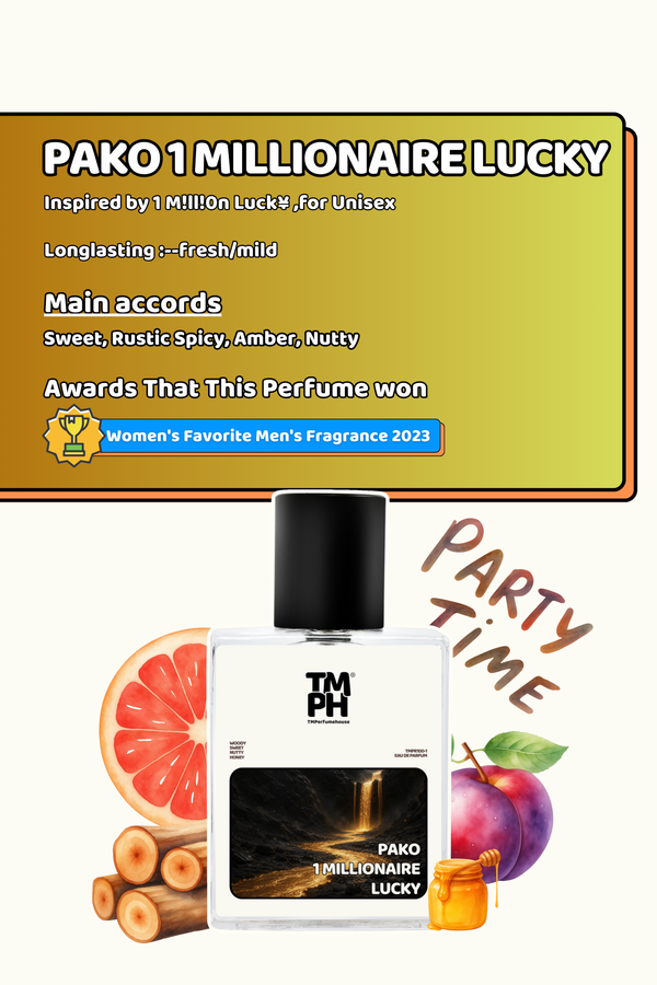 Pako 1 millionaire lucky - WH Inspired Perfume | TMPerfumehouse