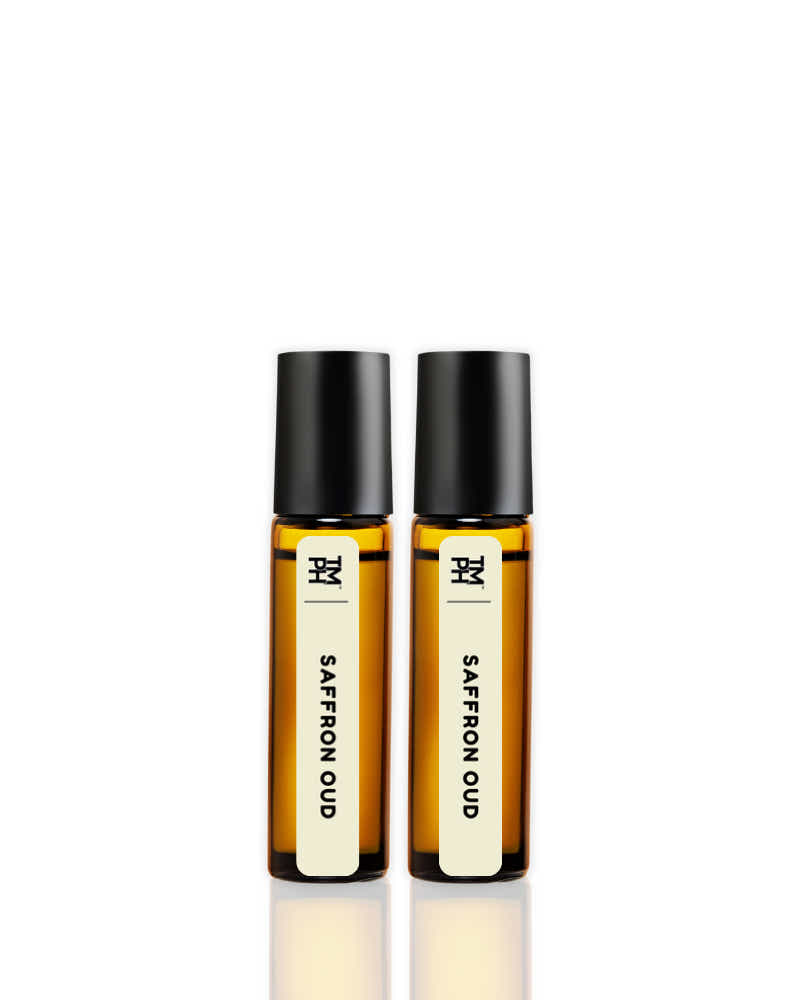 Saffron Oud AT | Luxury Niche Attar – 10+ Hour Long Lasting Pure Oil - Inspired by Oud for Greatness by Intiio*
