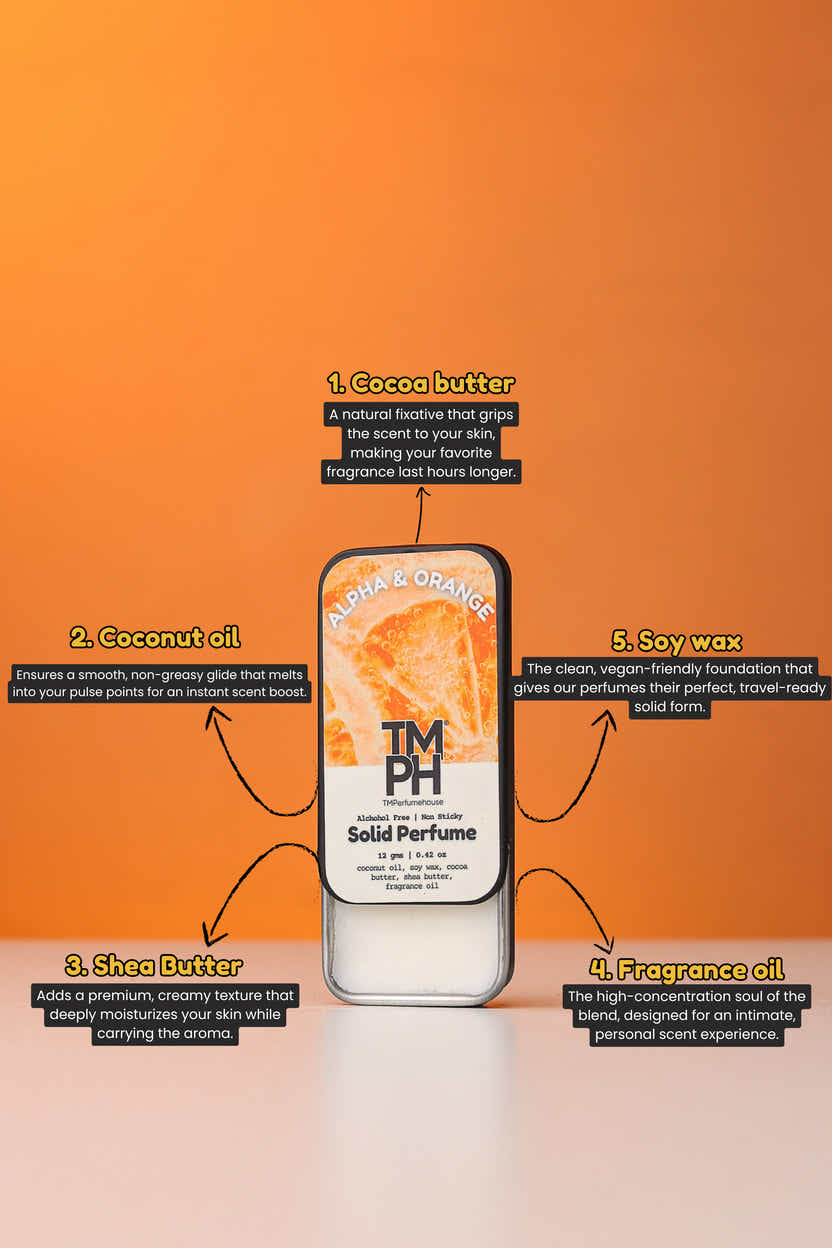 Alpha & Orange - Solid Perfume | TMPerfumehouse