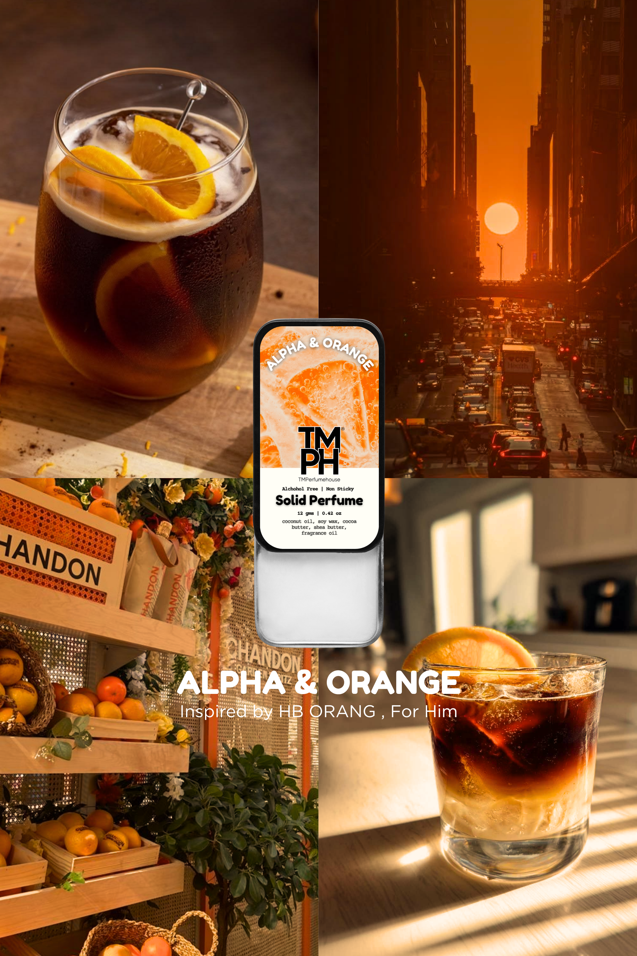 Alpha & Orange - Solid Perfume | TMPerfumehouse