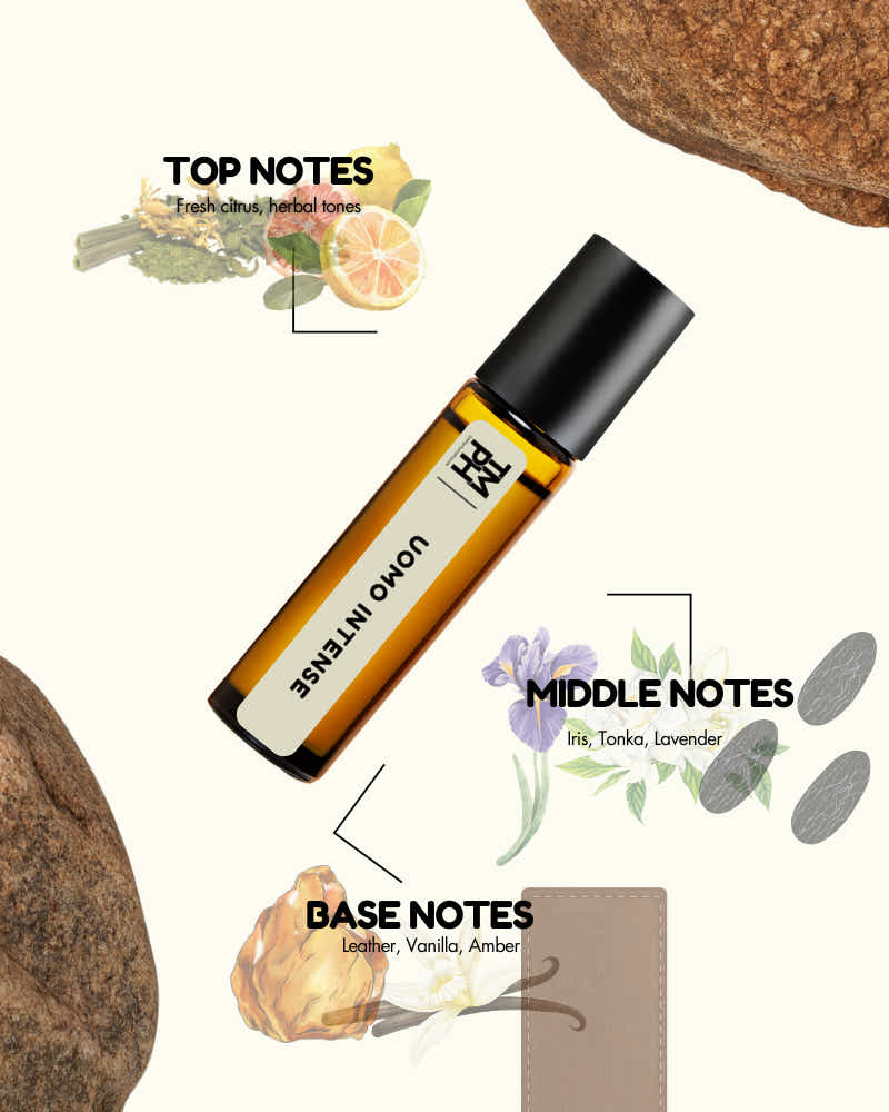 UOMO INTENSE AT | Luxury Designer Attar – 10+ Hour Long Lasting Pure Oil - Inspired by Uomo Intense by Va*entino