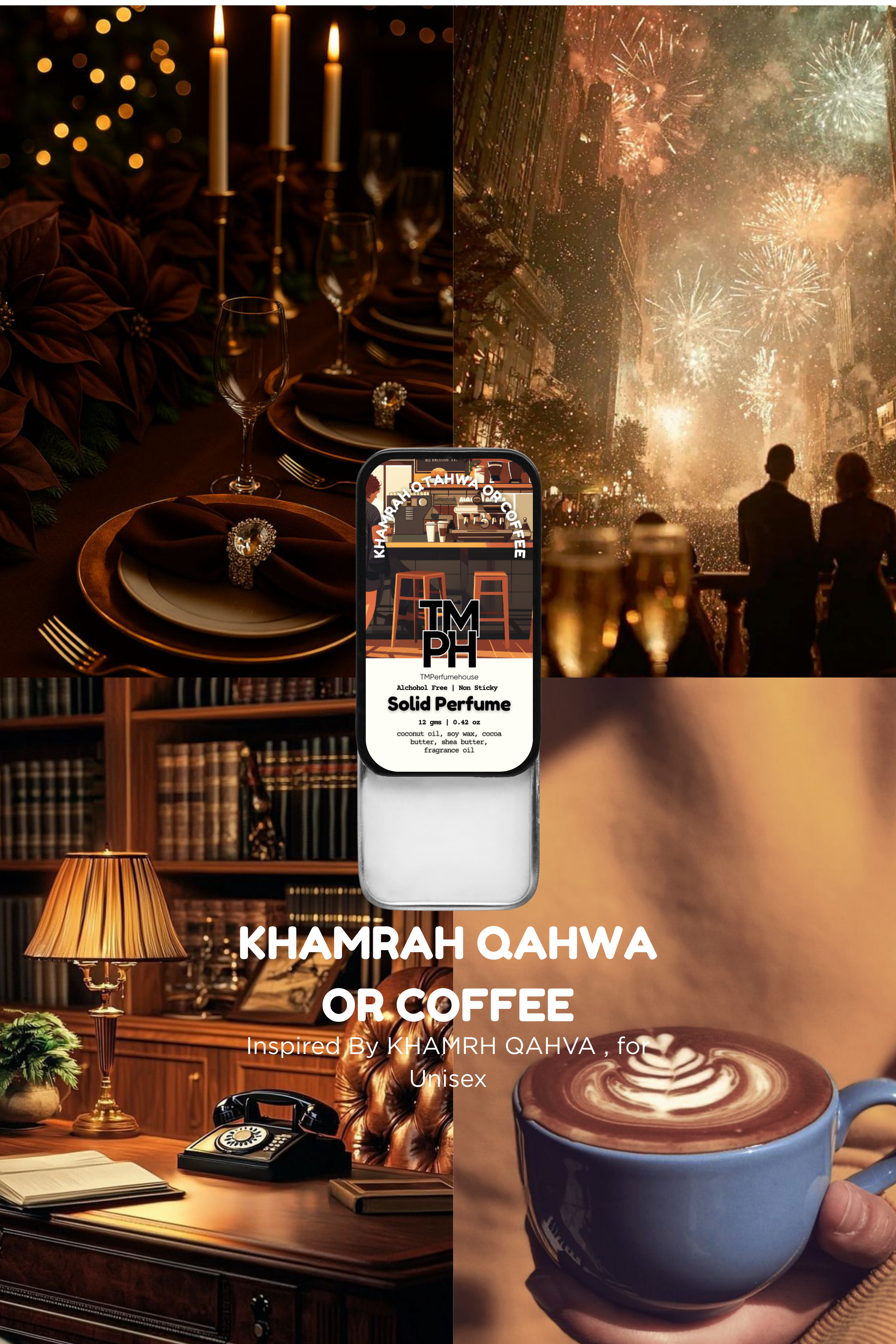 Khamrah Qahwa or coffee Solid Perfume