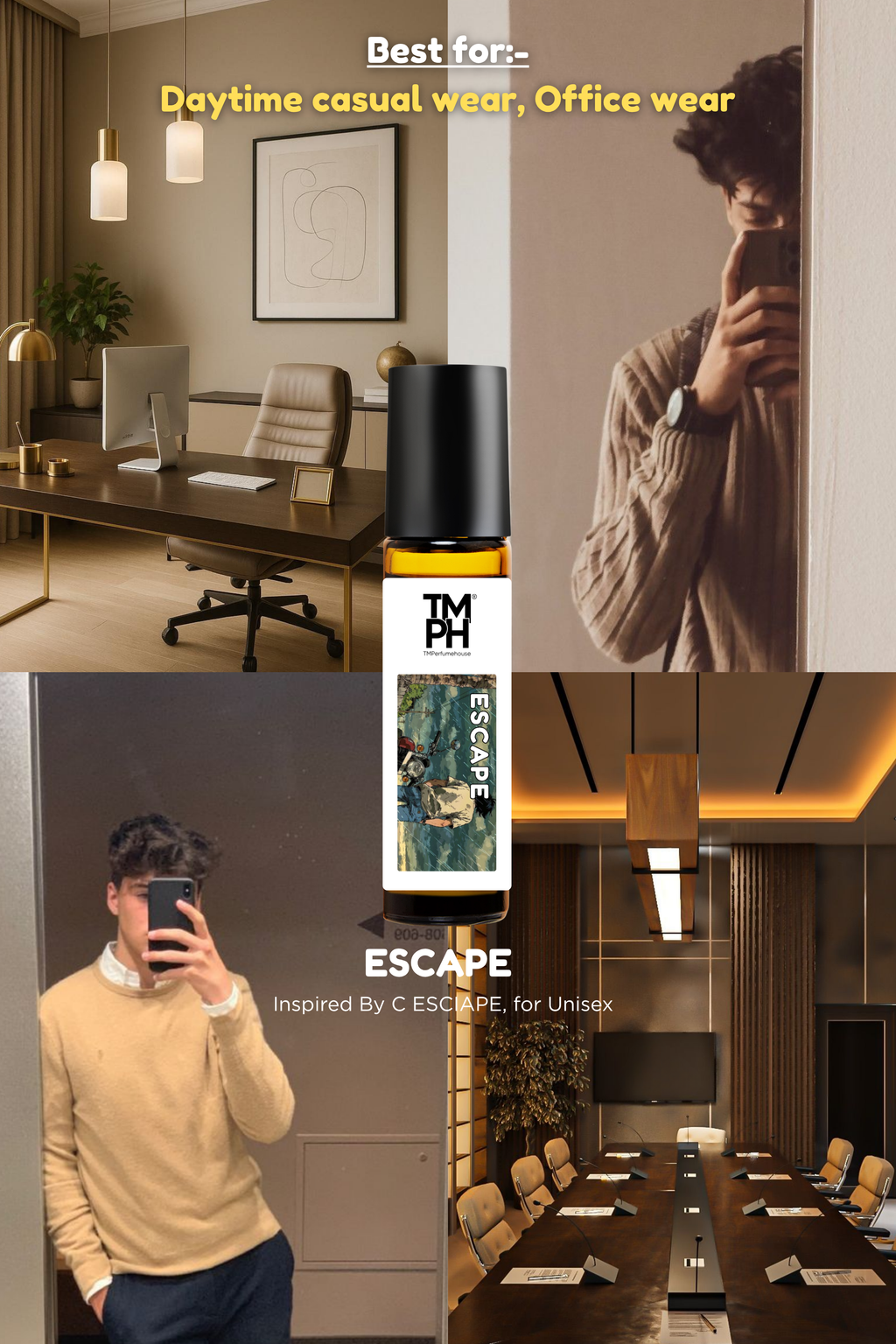 Escapo AT | Luxury Designer Attar – 10+ Hour Long Lasting Pure Oil  - Inspired by Escape by Ca*vin Klein