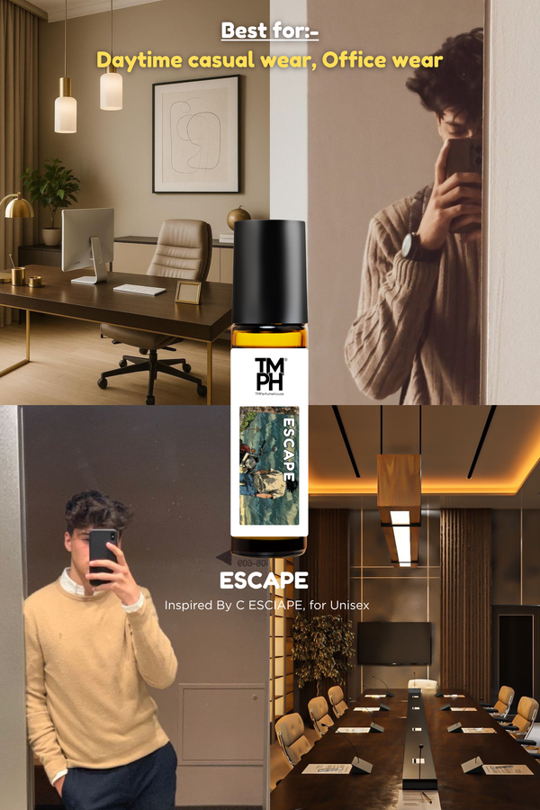 Escapo AT | Luxury Designer Attar – 10+ Hour Long Lasting Pure Oil  - Inspired by Escape by Ca*vin Klein