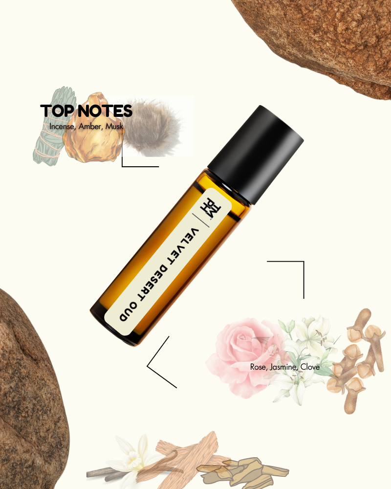 Velvet Desert Oud AT | Luxury Niche Attar – 10+ Hour Long Lasting Pure Oil - Inspired by Vlvt Dsrt Od by Dlc & Gbbn