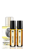 Two King Cobra perfume bottles and a larger bottle on a white background