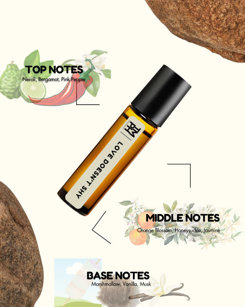 LOVE DOESN'T SHY AT | Luxury Niche Attar – 10+ Hour Long Lasting Pure Oil  - Inspired by Love, Don’t Be Shy by Ki*ian