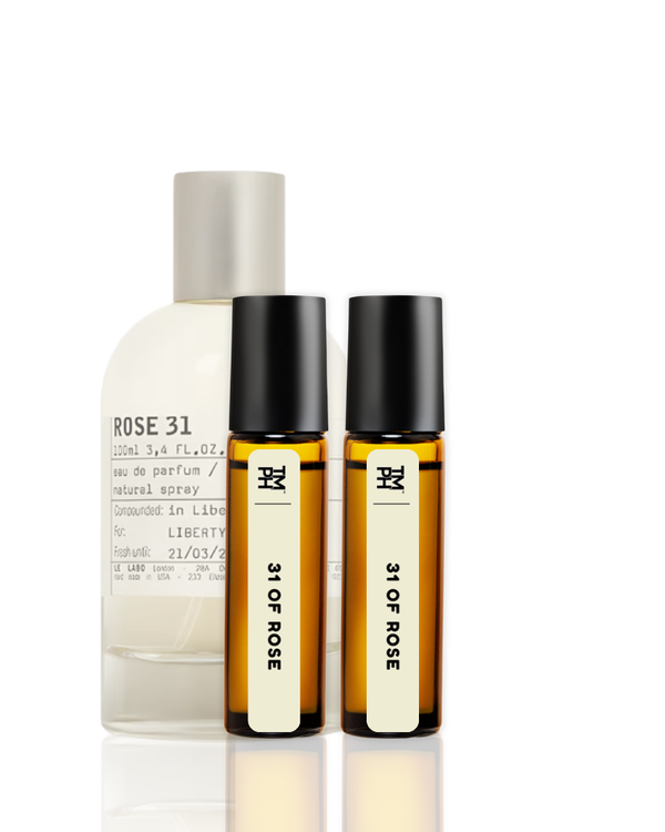 31 of Rose AT | Luxury Niche Attar – 10+ Hour Long Lasting Pure Oil - Inspired by Rse 31 by L Lbo
