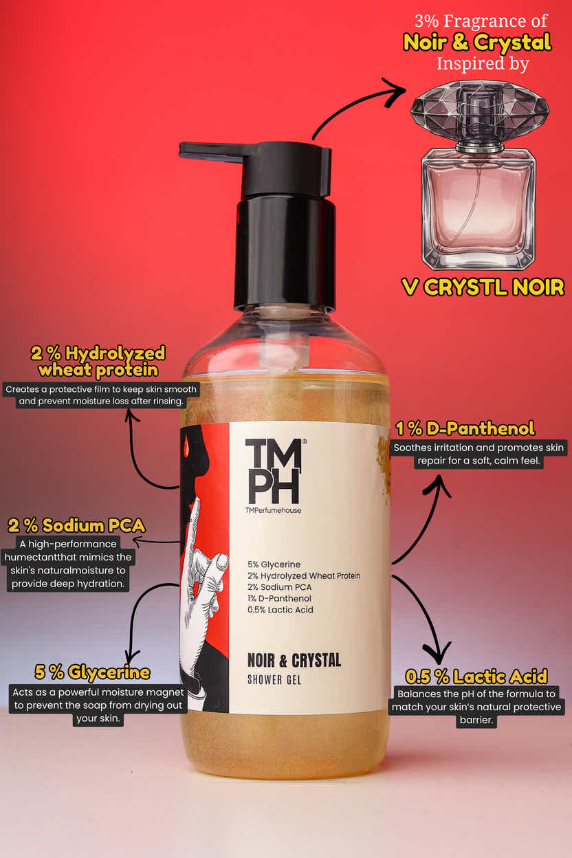 NOIR & CRYSTAL | Shower gel