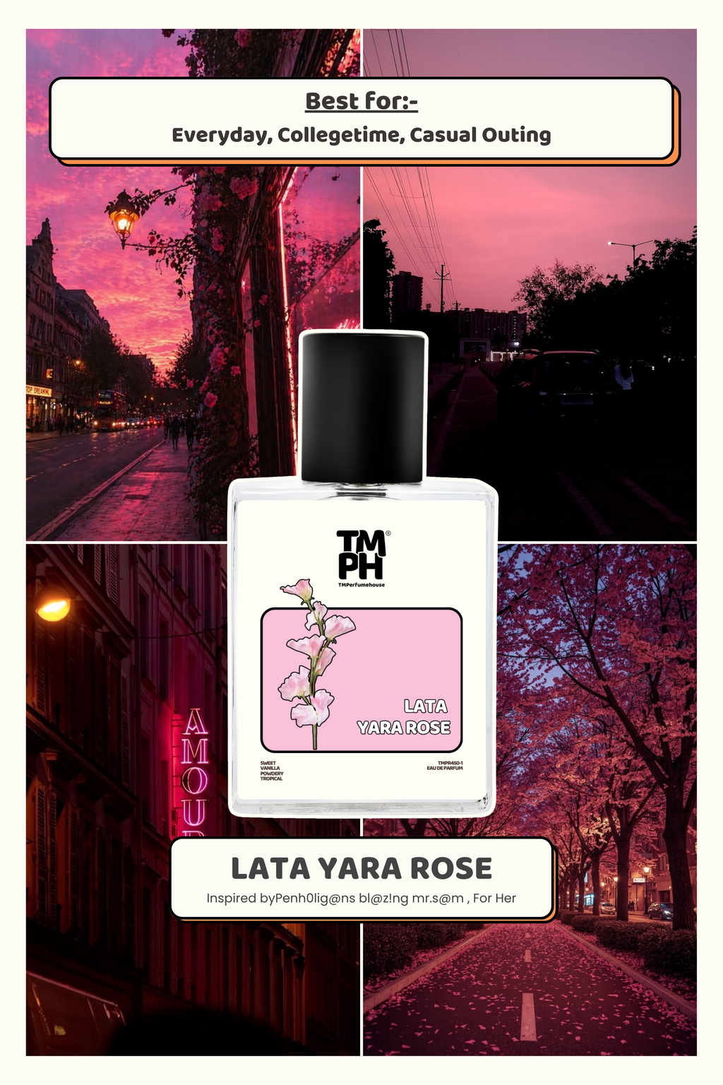 Lata Yara Rose -  LG  Inspired Perfume | TMPerfumehouse