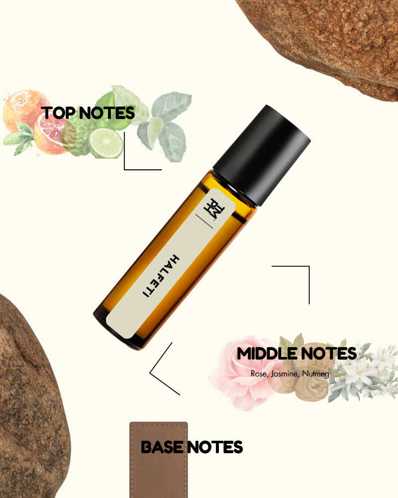 Halfeti AT | Luxury Oriental Attar – 10+ Hour Long Lasting Pure Oil - Inspired by Hlfti by Pnhligon’s