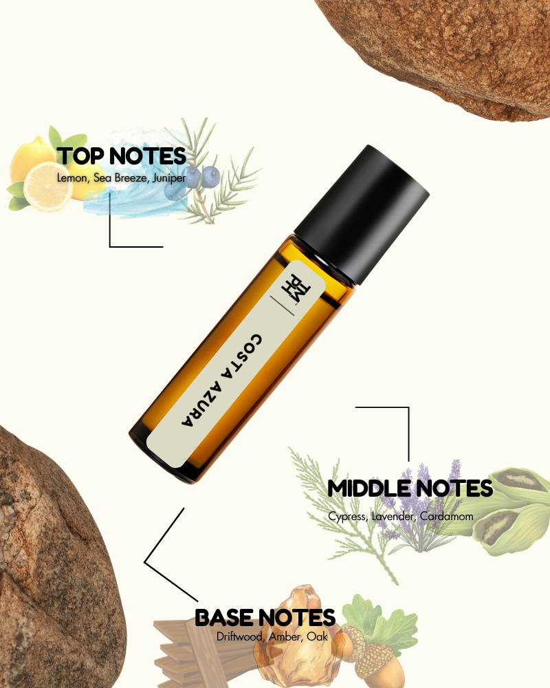 COSTA AZURA AT | Luxury Niche Attar – 10+ Hour Long Lasting Pure Oil  - Inspired by Costa Azzurra by To Ford