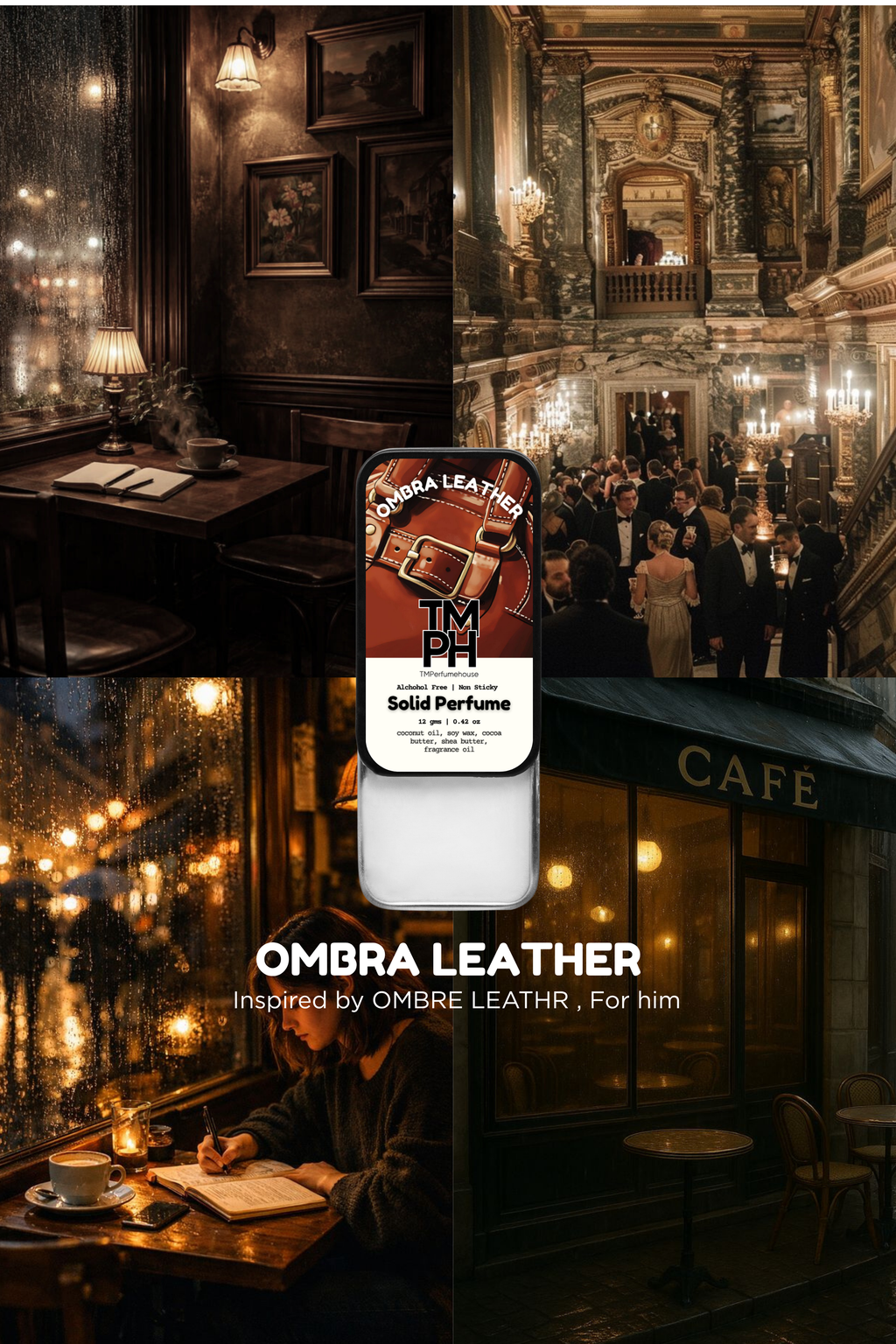 Ombra Leather – Solid Perfume | TMPerfumehouse