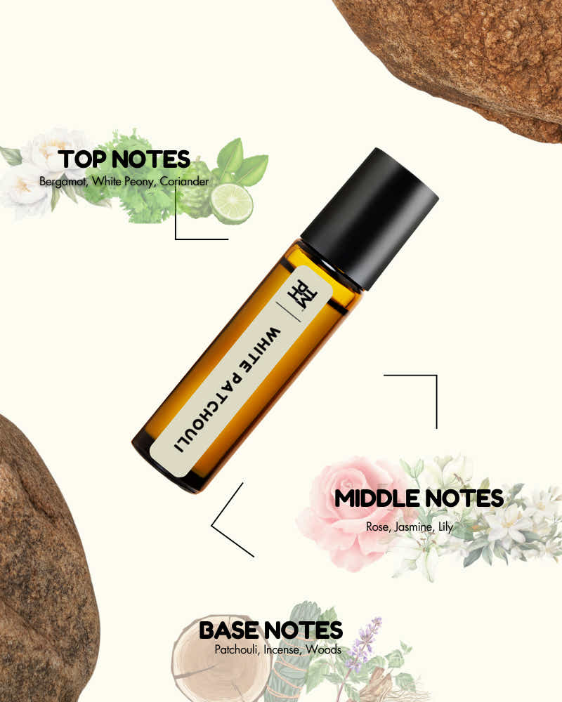 White Patchouli AT | Luxury Niche Attar – 10+ Hour Long Lasting Pure Oil - Inspired by Whte Ptchouli by Tm Frd*