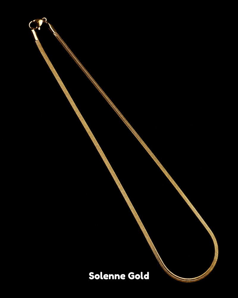 The Solenne & Veyra Gold Set (Necklace + Bracelet Combo)