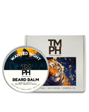 TM PH Beard Balm container with packaging featuring a tiger design on a white background