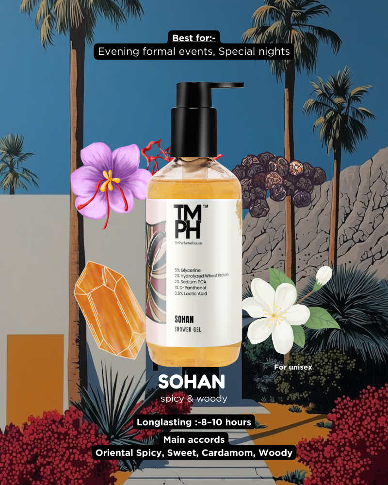 Sohan Inspired Shower Gel – Exotic Oud & Deep Skin Care