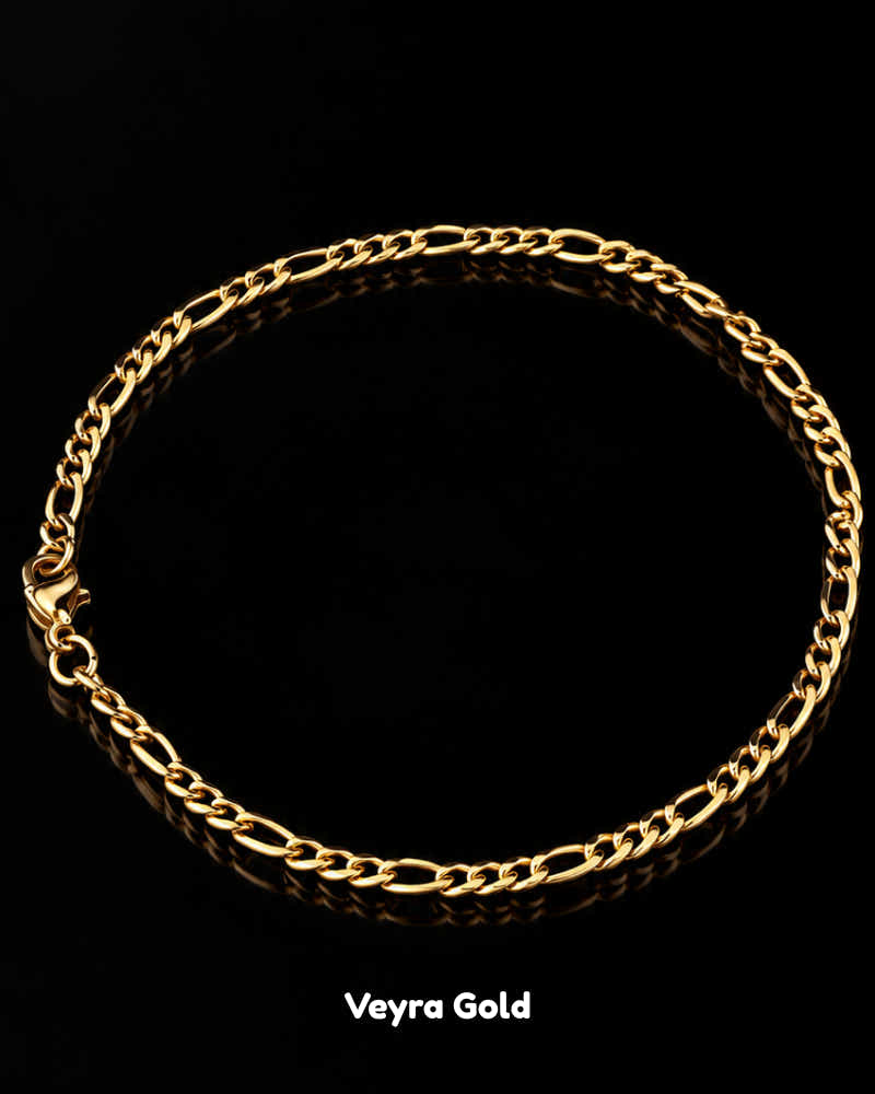 The Solenne & Veyra Gold Set (Necklace + Bracelet Combo)