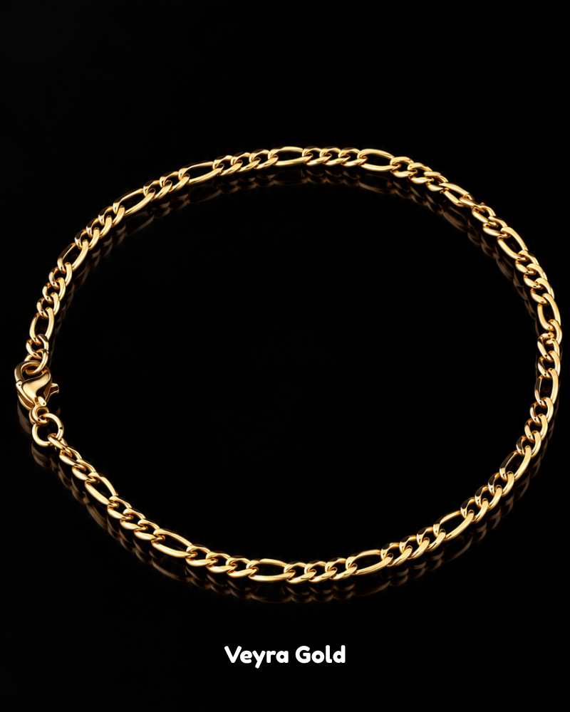 The Solenne & Veyra Gold Set (Necklace + Bracelet Combo)