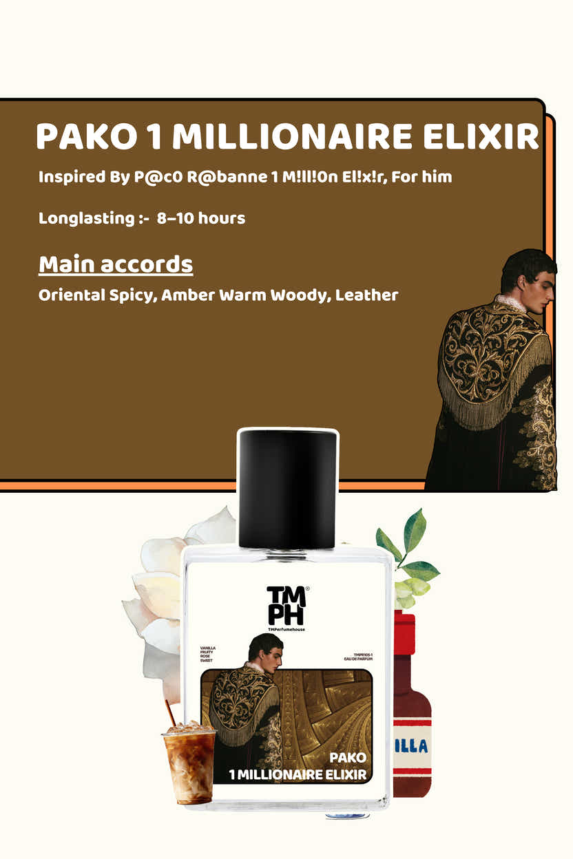 Pako 1 Millionaire Elixir - WH Inspired Perfume | TMPerfumehouse
