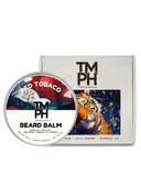 Beard balm container with tiger design and 'TM PH' branding on a white background