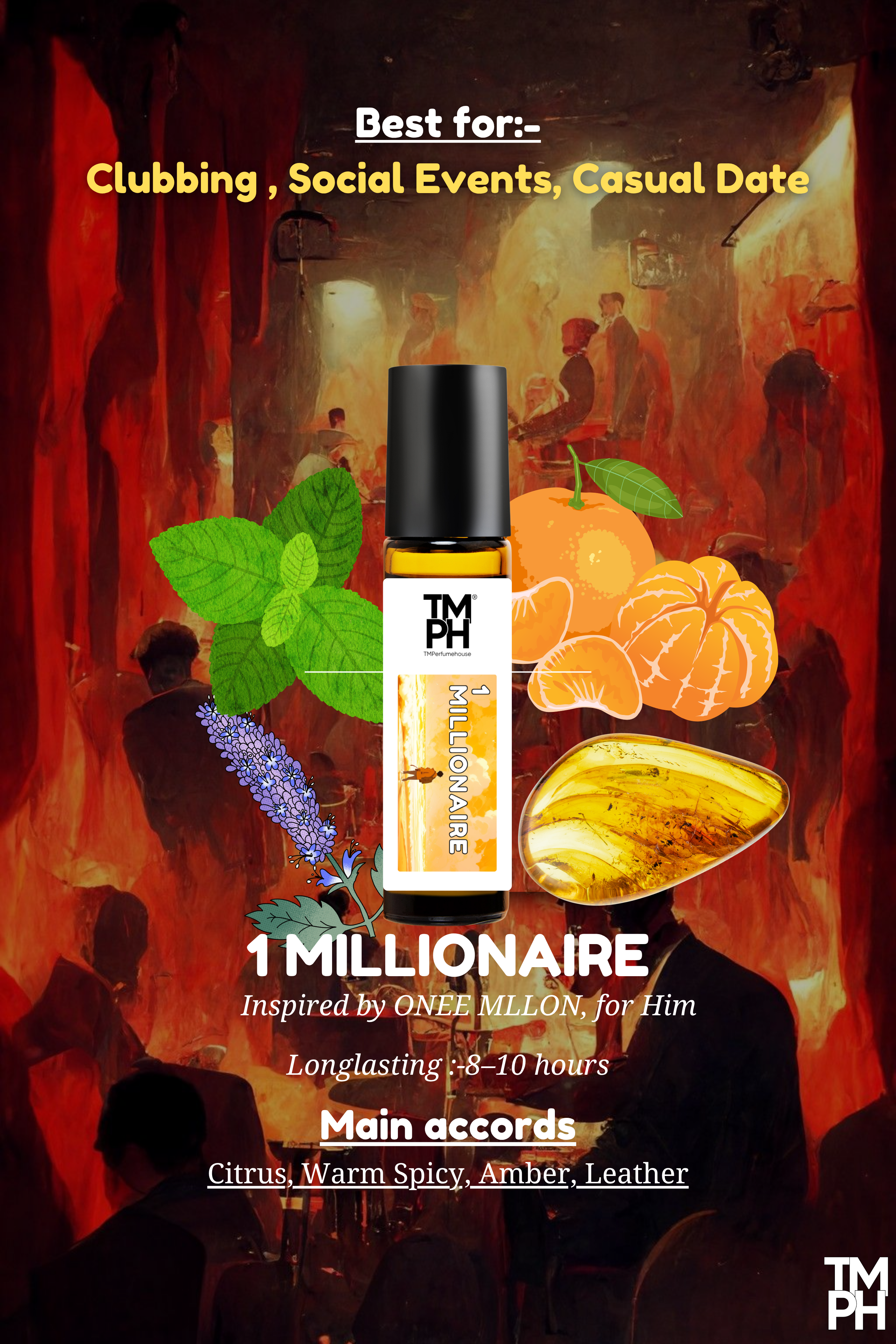 1 Millionaire - Inspired Attar | TMPerfumehouse