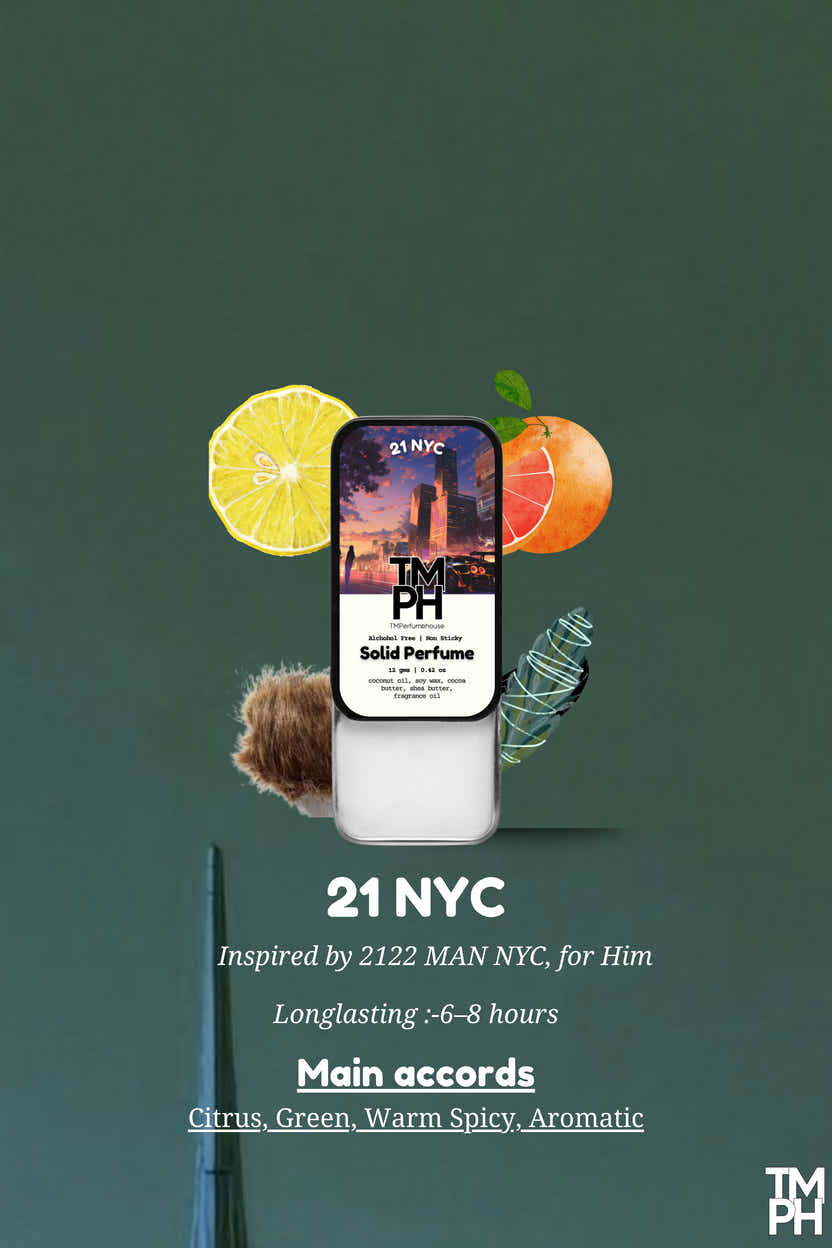 21 NYC - Solid Perfume | TMPerfumehouse