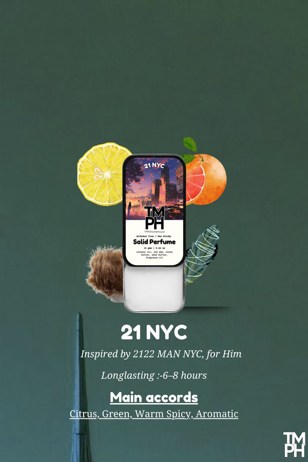 21 NYC - Solid Perfume | TMPerfumehouse