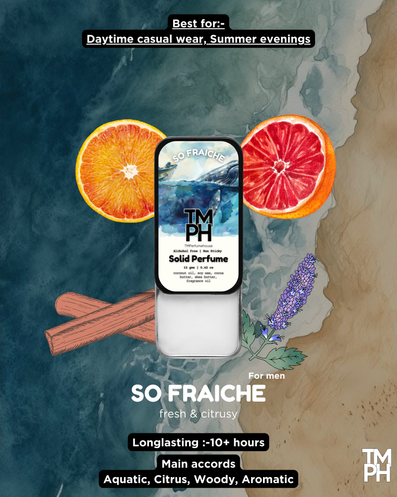 So Fraiche Solid Perfume – A Crisp, Energizing & Modern Scent