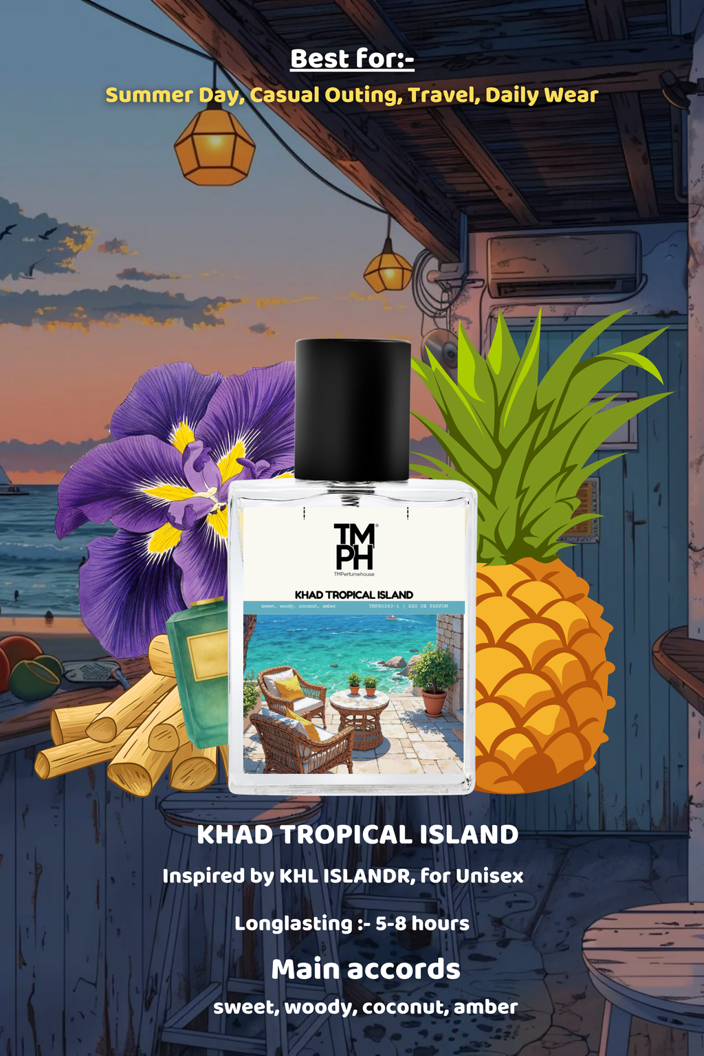 Khad Tropical Island - Inspired Perfume | TMPerfumehouse