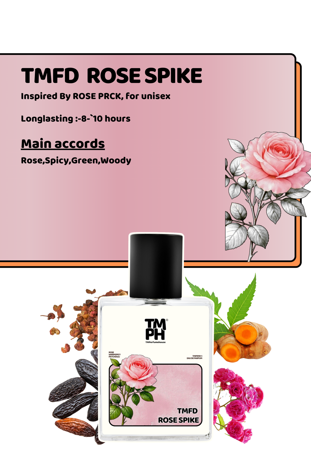 Tmfd Rose spike - WH Inspired perfume | TMPerfumehouse