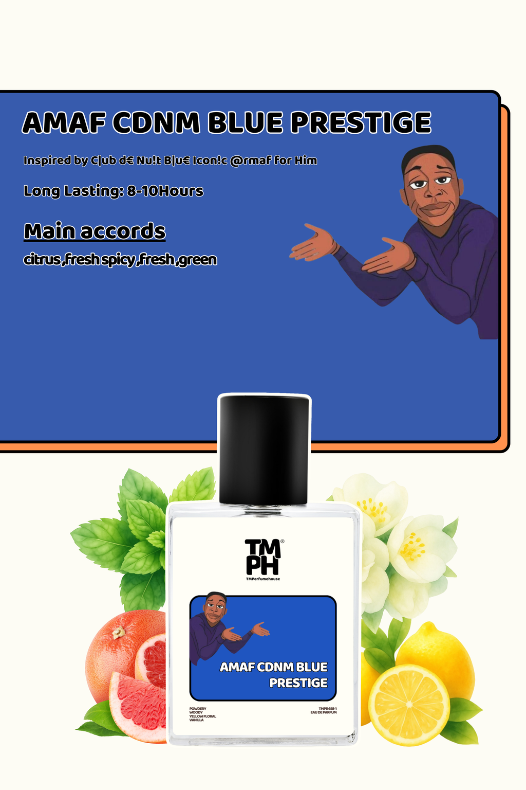 Amaf CDNM Blue Prestige - LG  Inspired Perfume | TMPerfumehouse