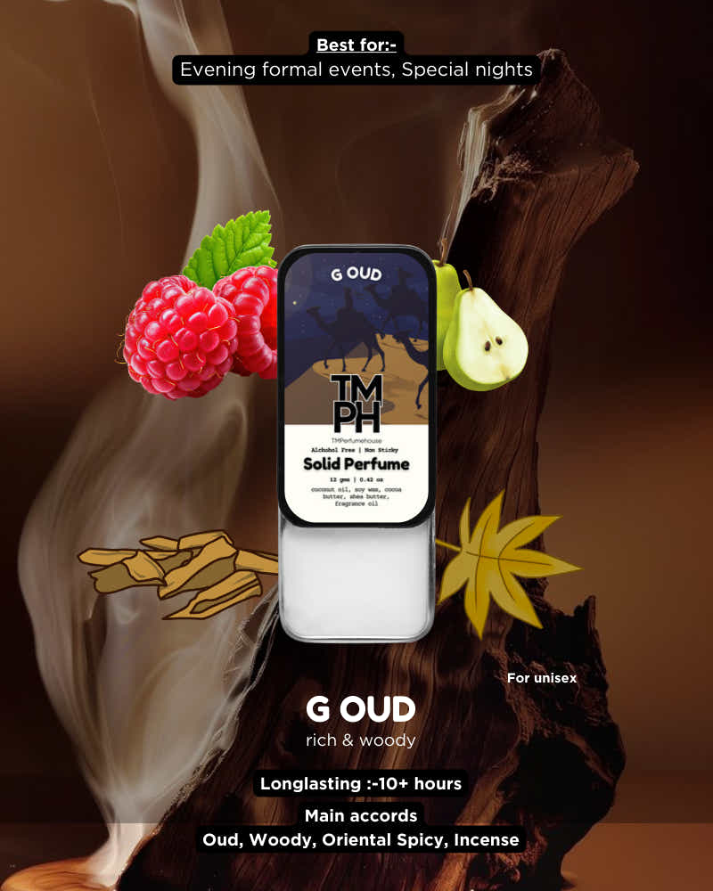 G Oud Solid Perfume – A Rich, Exotic & Powerful Royal Scent