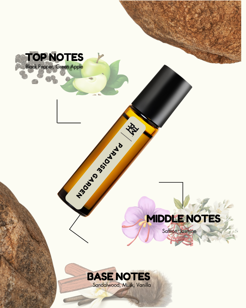 PARADISE GARDEN AT – A Refreshing, Green & Airy Perfume Oil