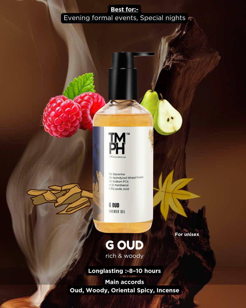 G Oud Inspired Shower Gel – Royal Oud & Deep Skin Care