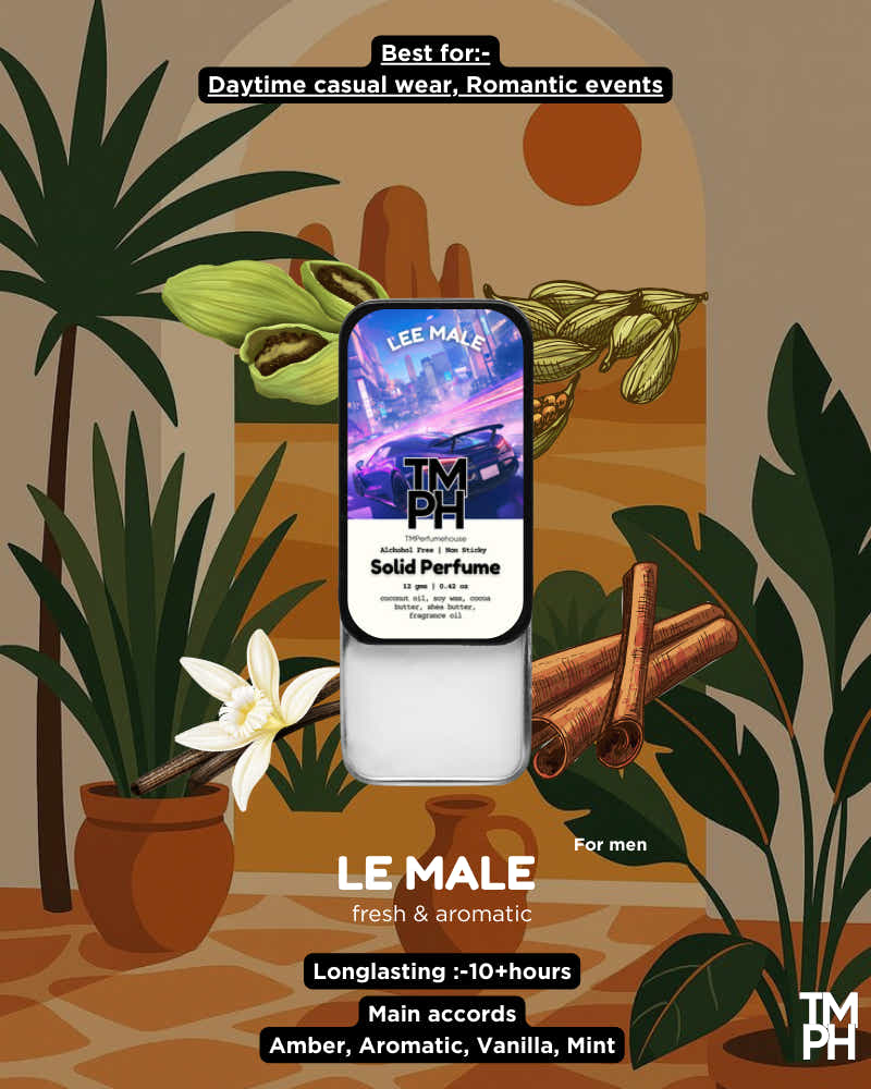Lee Male Solid Perfume – A Bold, Charismatic & Masculine Scent