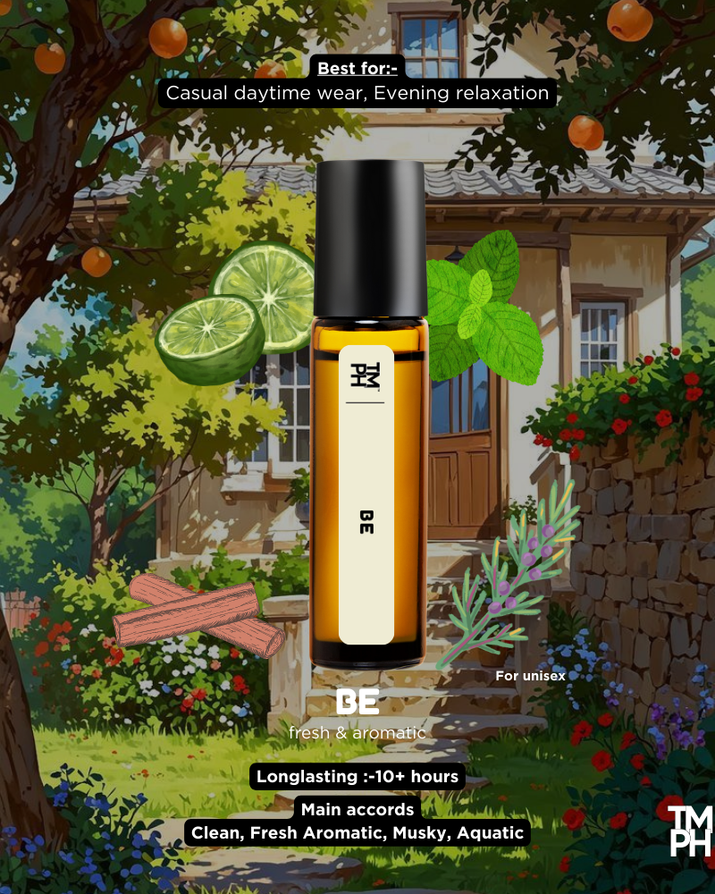 BE AT | Luxury Designer Attar – 10+ Hour Long Lasting Pure Oil