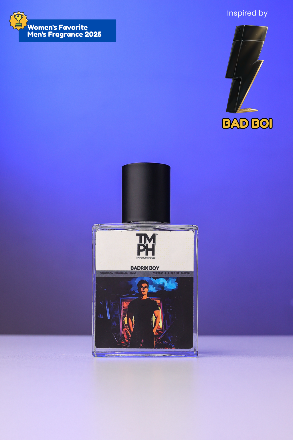 Badrix Boy inspired by Carolina Herrera Bad Boy 50ml