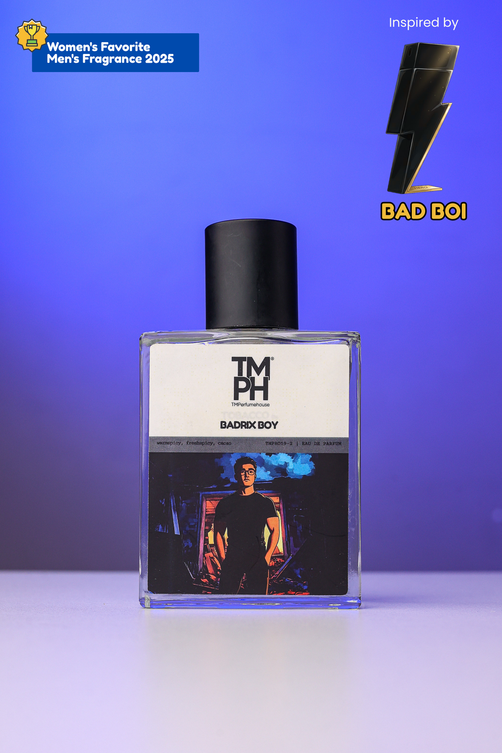 Badrix Boy inspired by Carolina Herrera Bad Boy 100ml