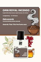 omn Royal Incenso -  Inspired perfume | TMPerfumehouse