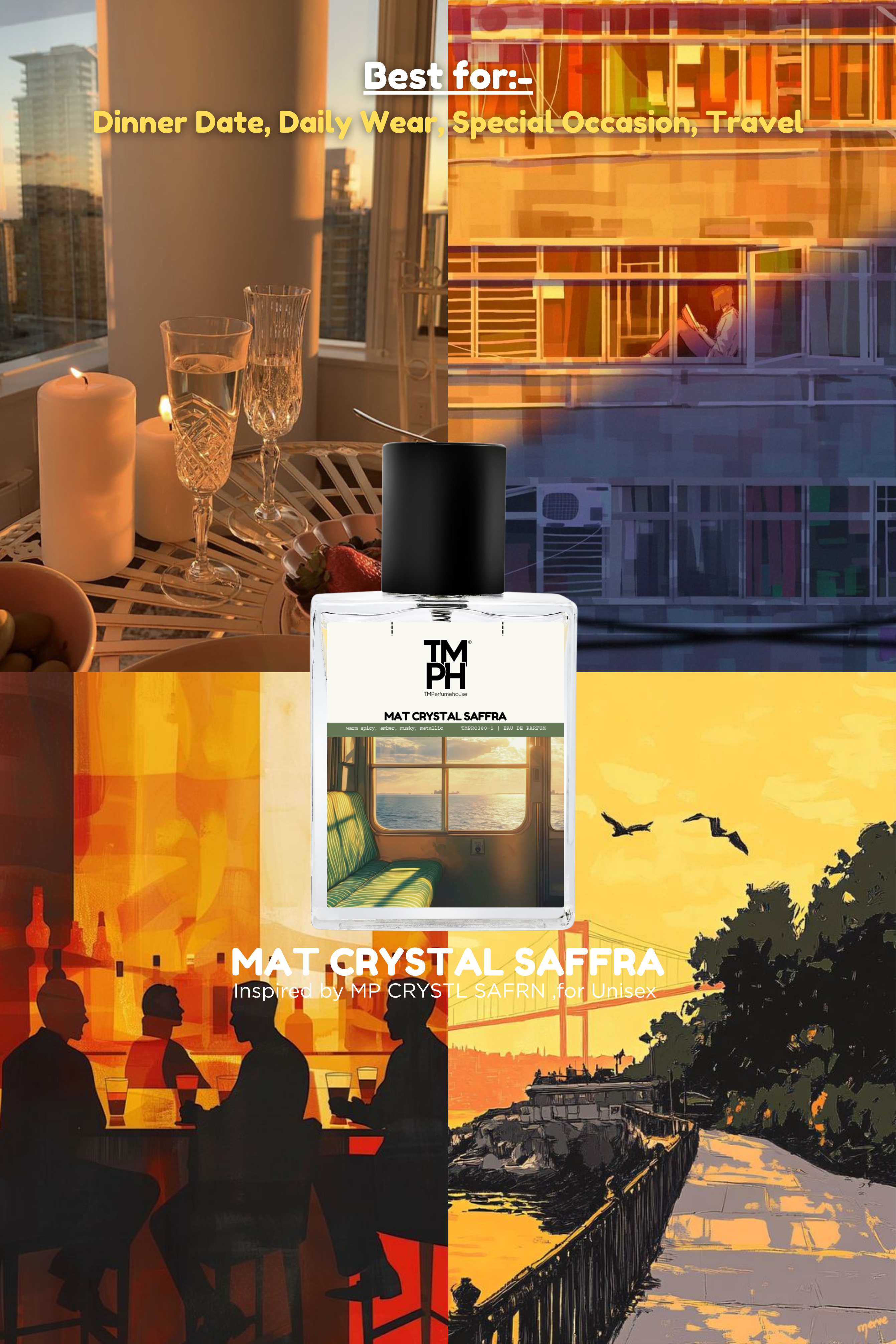 Mat Crystal Saffra - Inspired Perfume | TMPerfumehouse