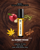 AJ AMBER WOOD AT | Luxury Niche Attar – 10+ Hour Long Lasting Pure Oil - Inspired by Amber Wood by Aj*al