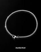 The Prism & Knot Set (Aurora Chain + Aurelia Knot Bracelet Combo)
