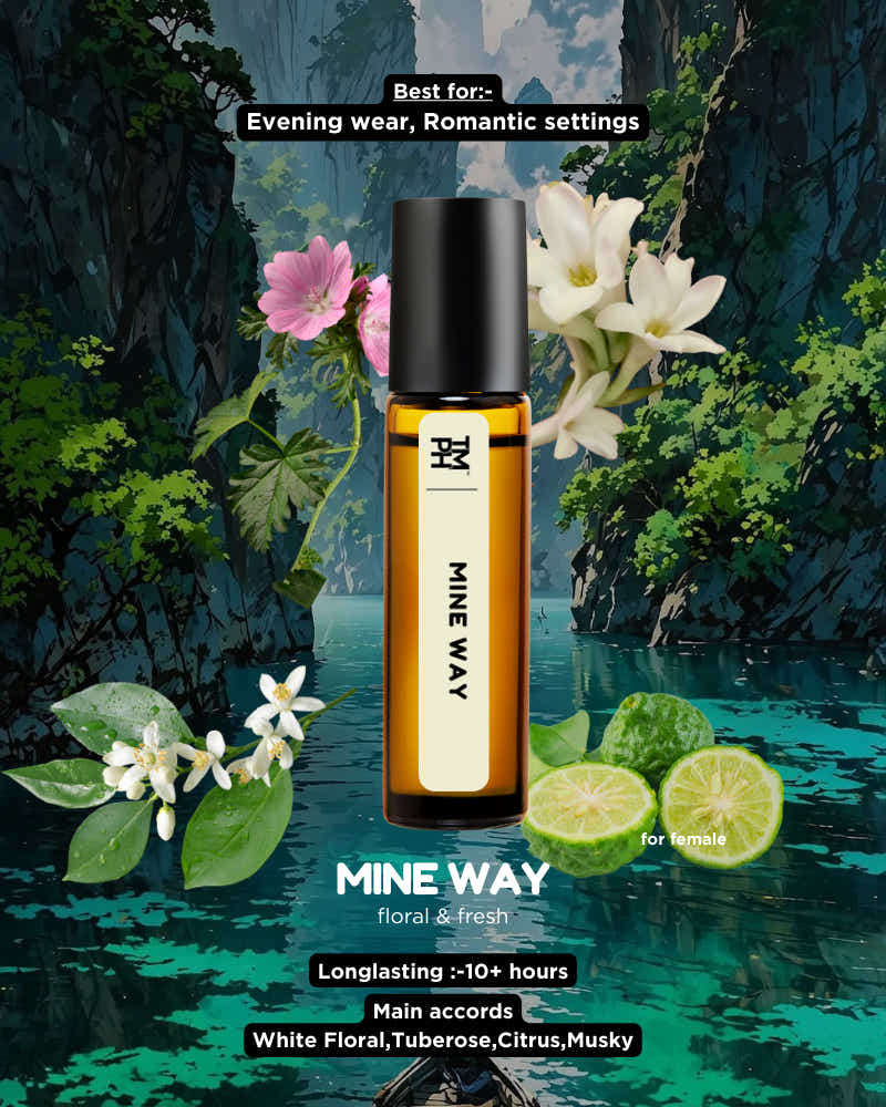 MINE WAY AT | Luxury Designer Attar – 10+ Hour Long Lasting Pure Oil