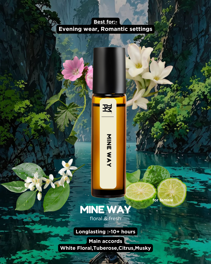MINE WAY AT | Luxury Designer Attar – 10+ Hour Long Lasting Pure Oil
