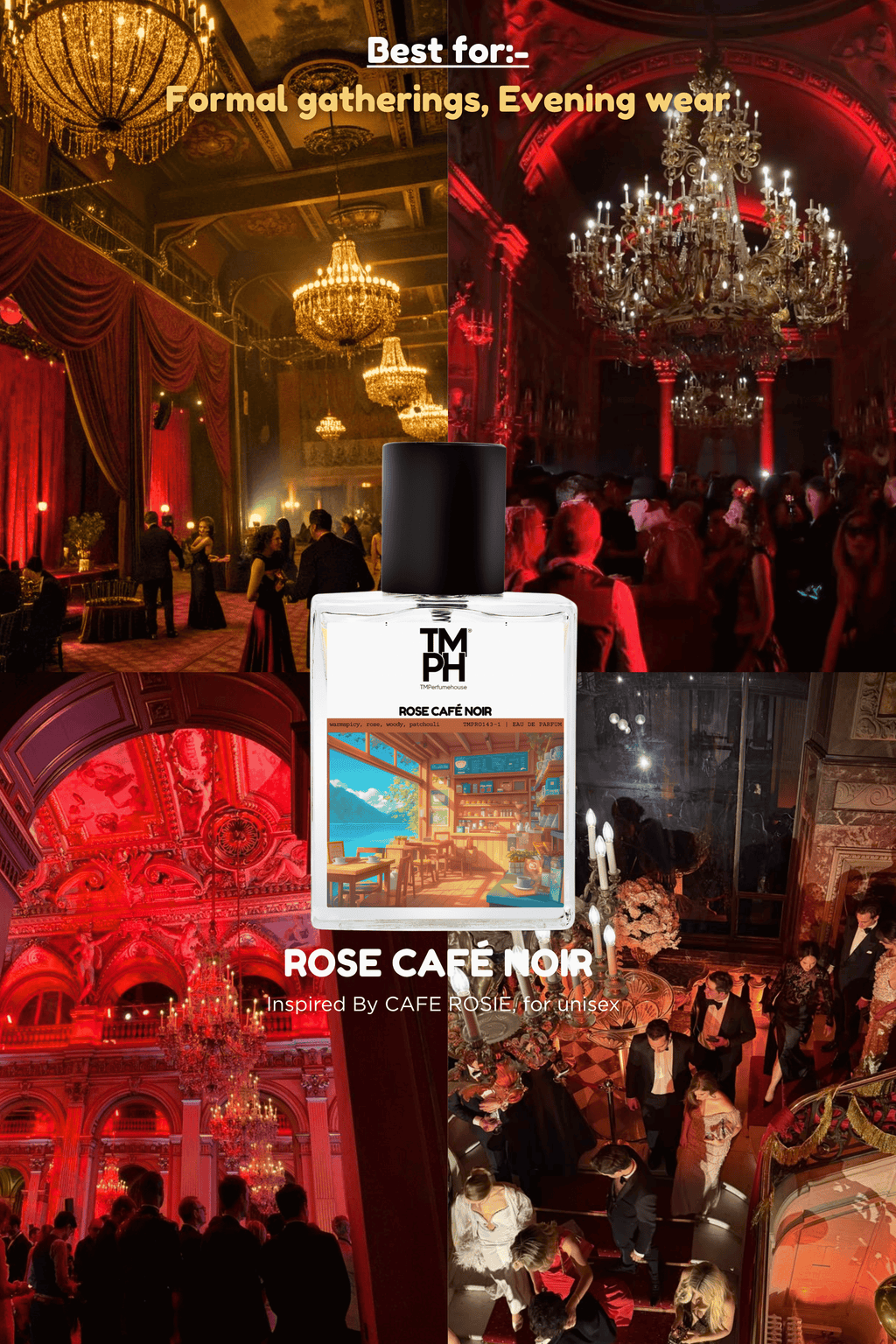 Rose Café Noir - Inspired perfume | TMPerfumehouse