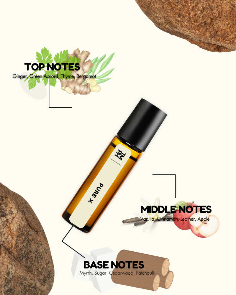 Pure X  AT | Luxury Niche Attar – 10+ Hour Long Lasting Pure Oil