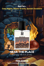 replica by the fire place notes